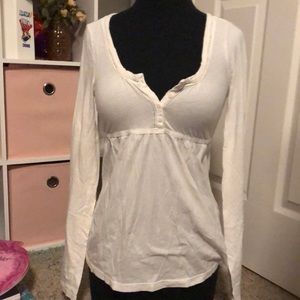 White Shirt With Tie Ribbon